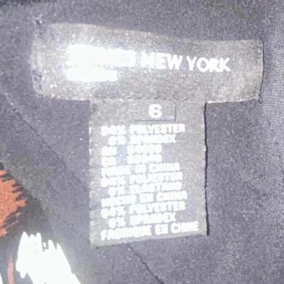 Jones New York Brown and Black Halter Sundress Sz 6 - Picture 7 of 9